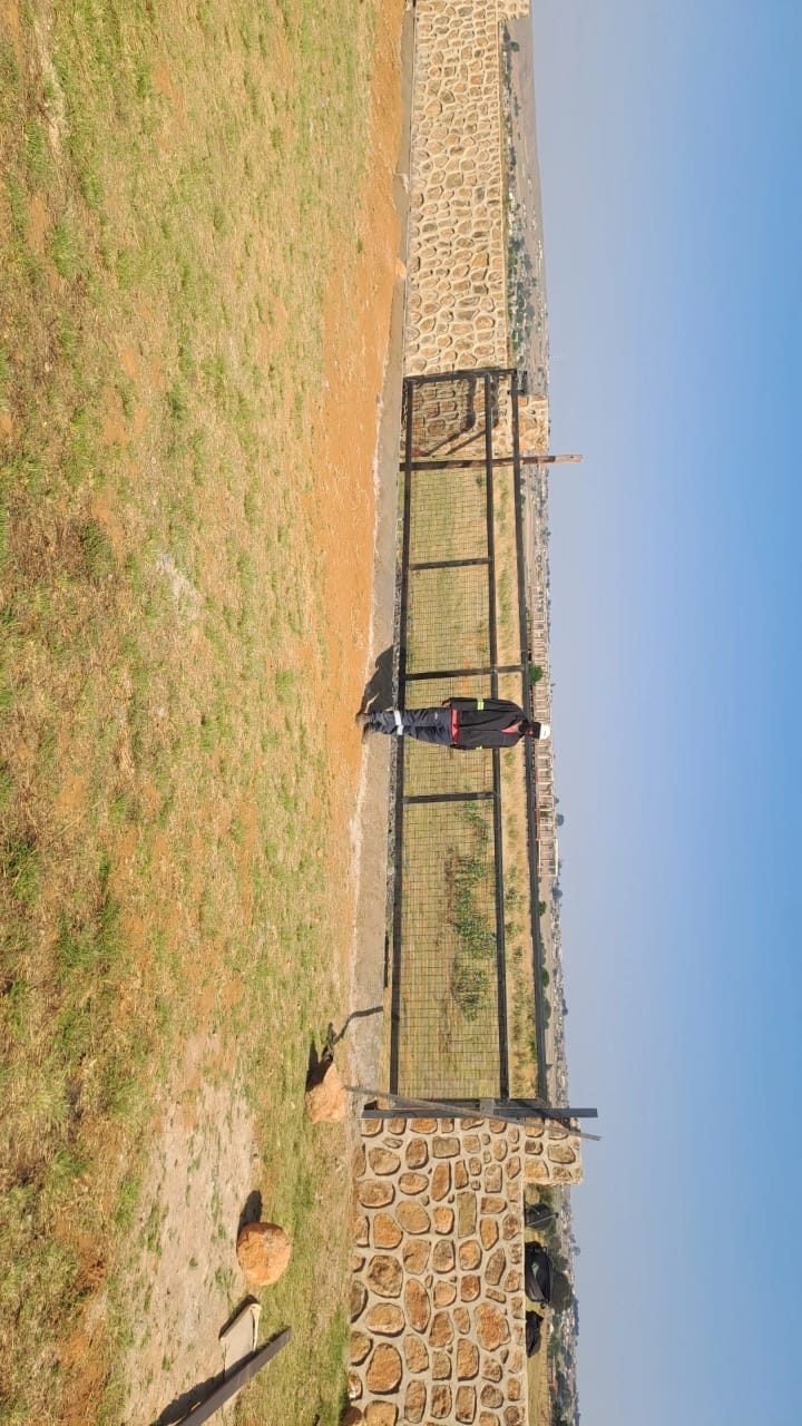 Steel fence and gate installed on a rural property in Sekhukhune